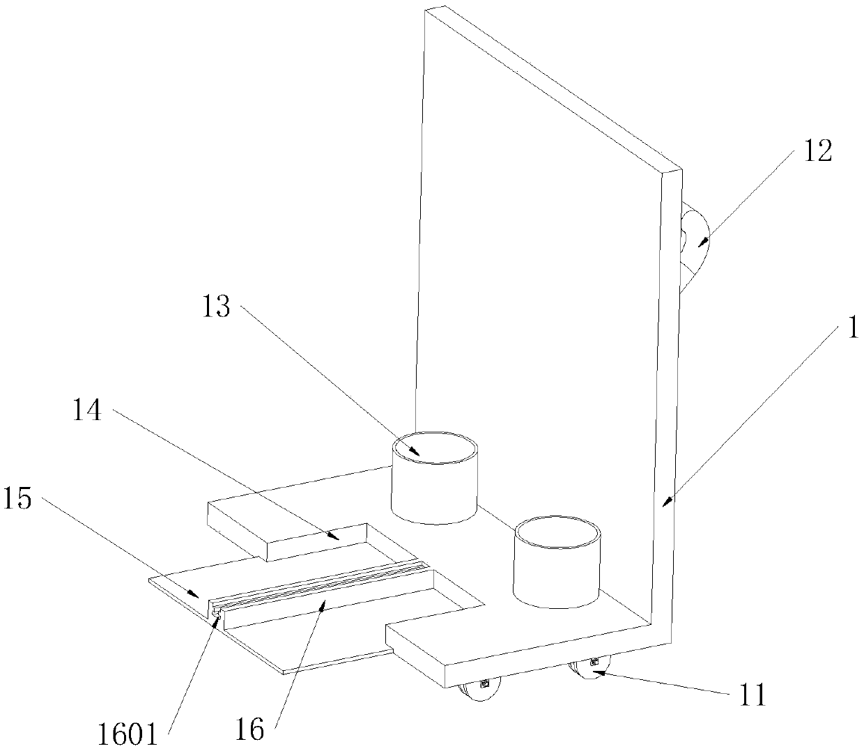 Transfer device for frequency converter