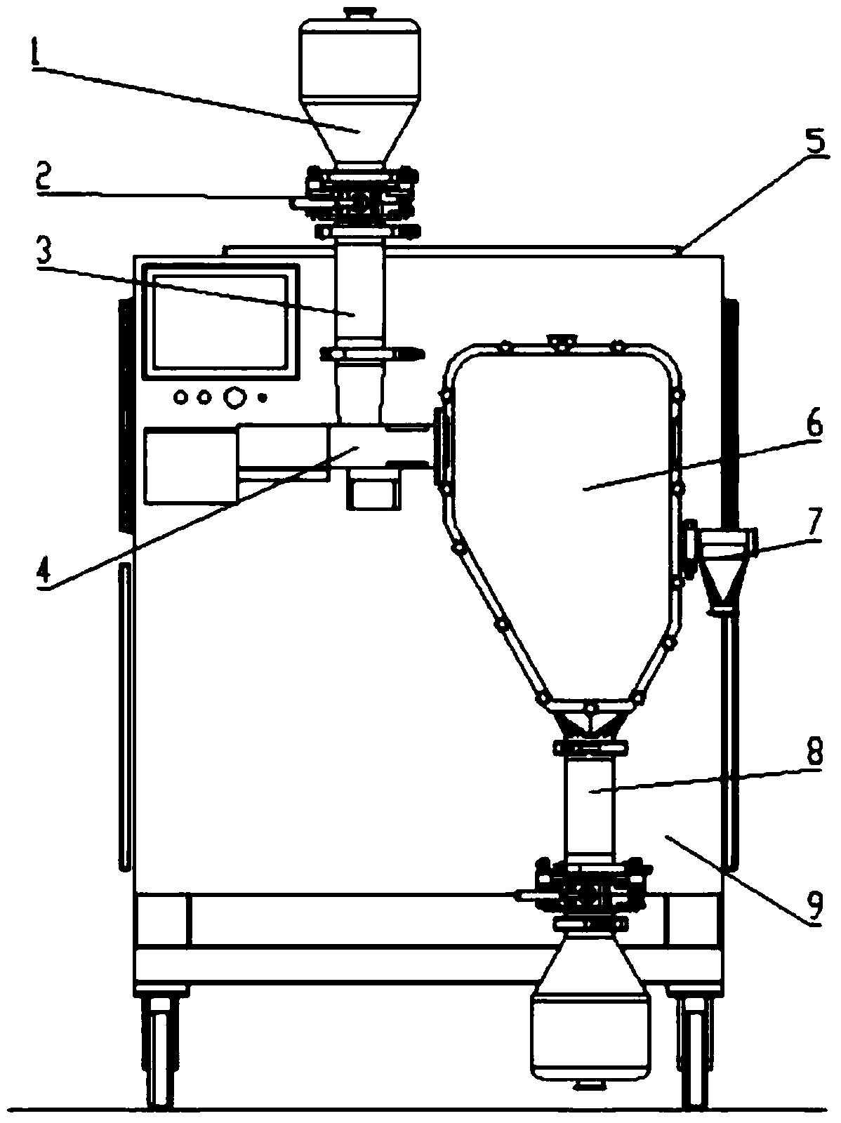 Dry-process granulating machine for anti-tumor medicines