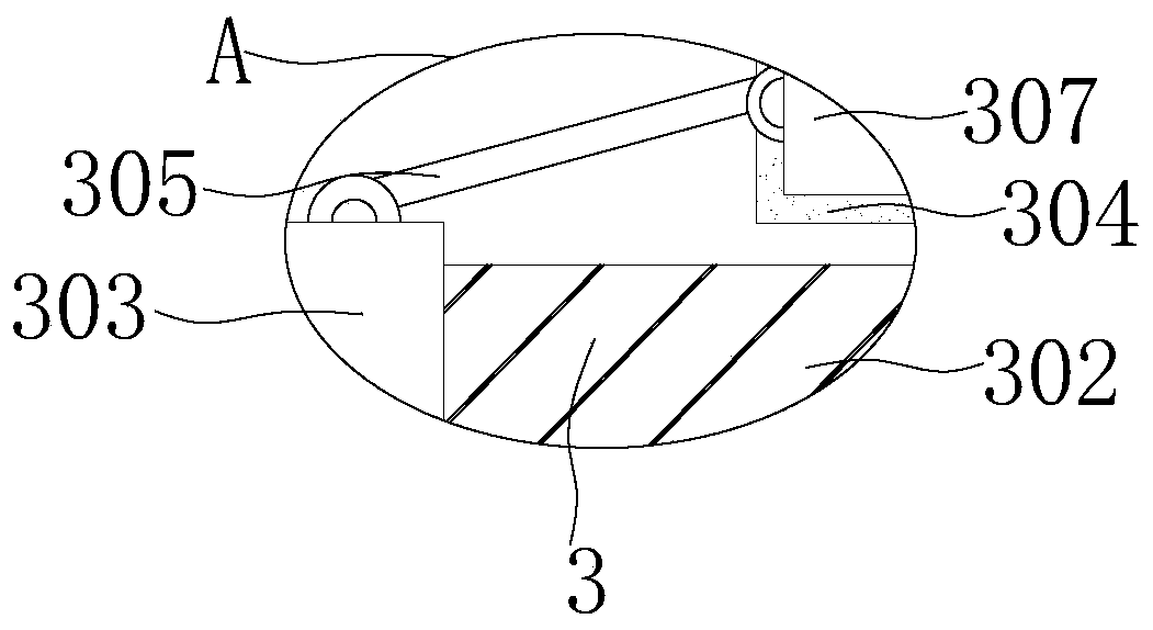 Convenient-to-adjust garment supporting device for garment processing