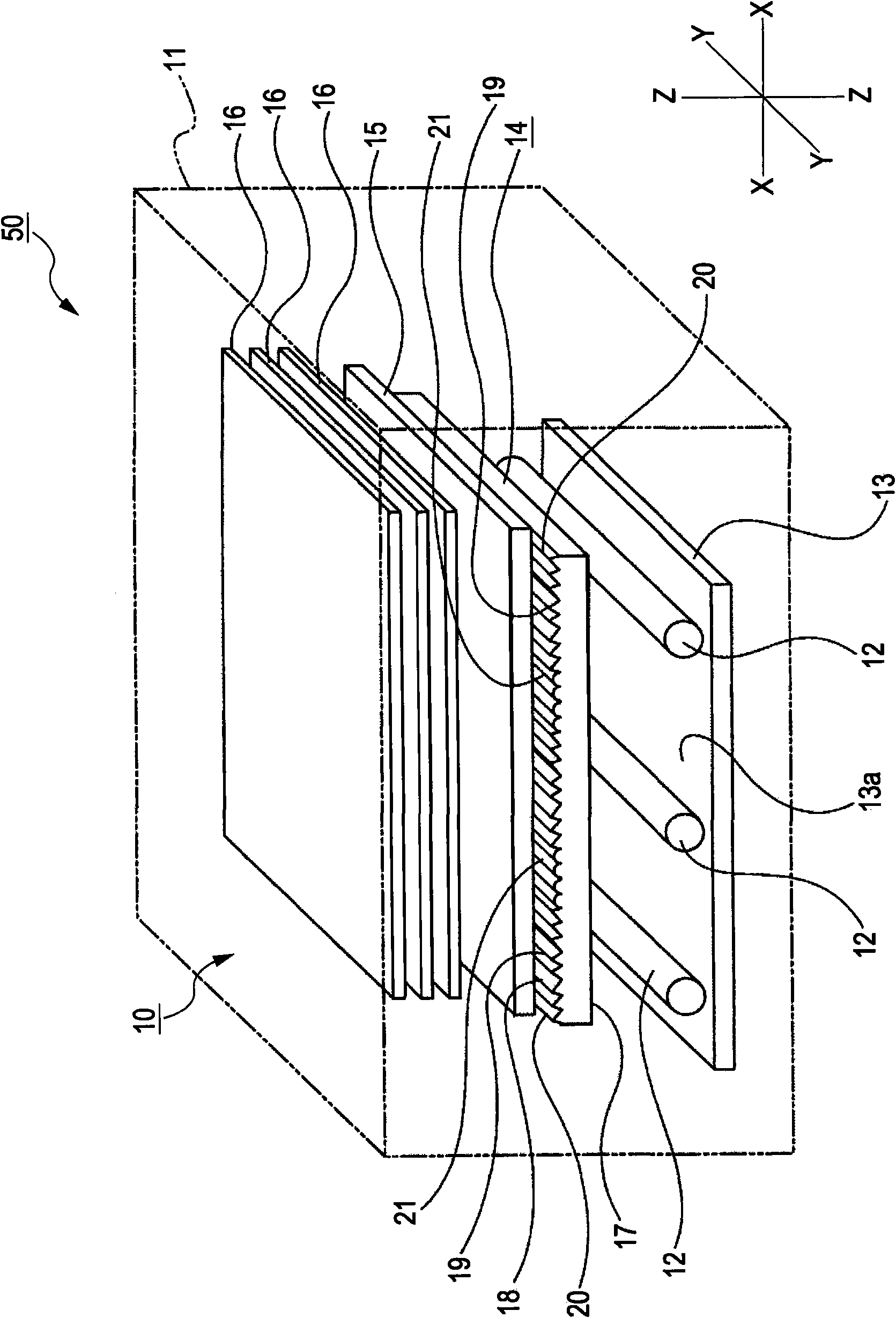 Surface illuminating device and image display apparatus