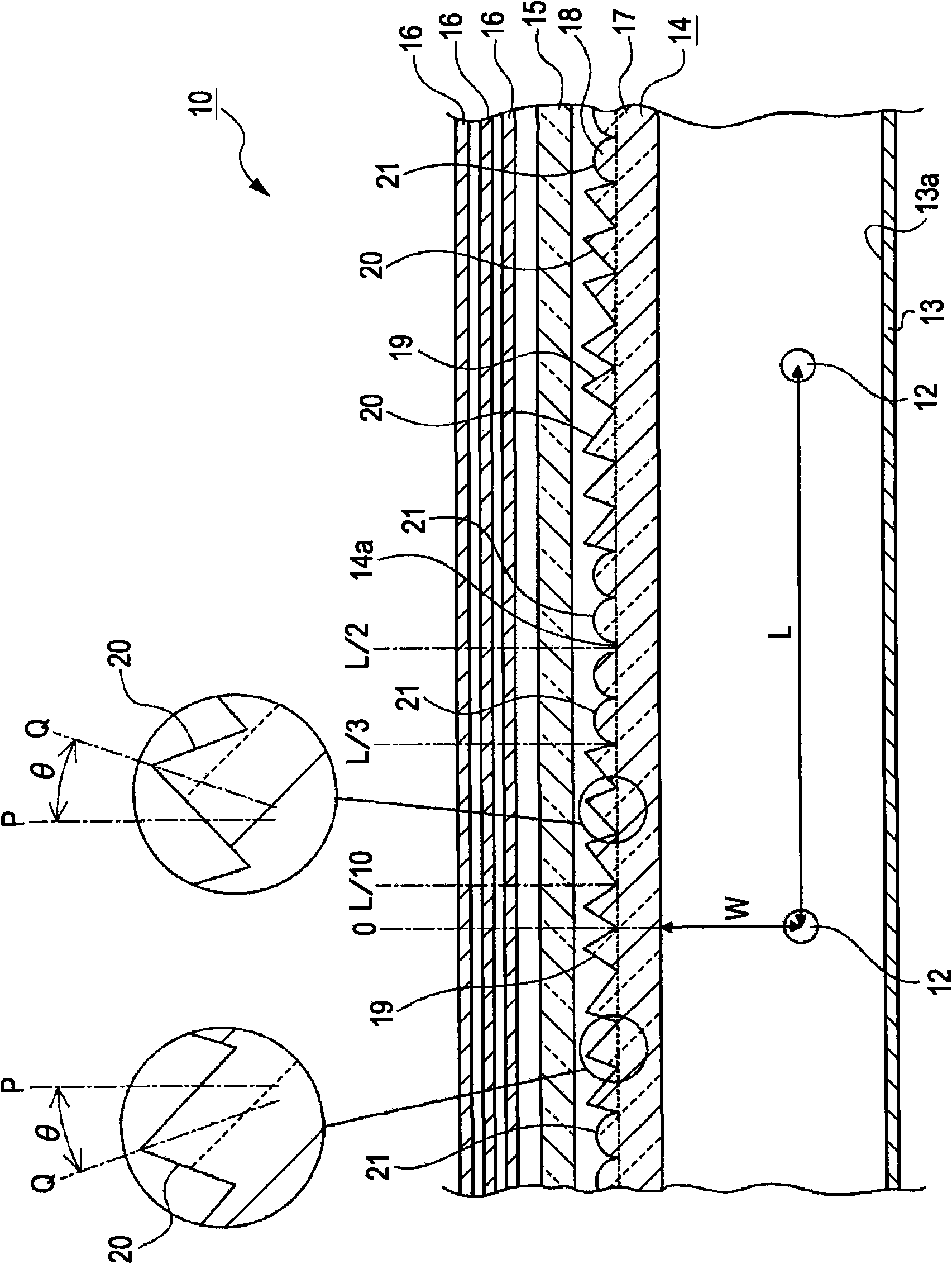 Surface illuminating device and image display apparatus