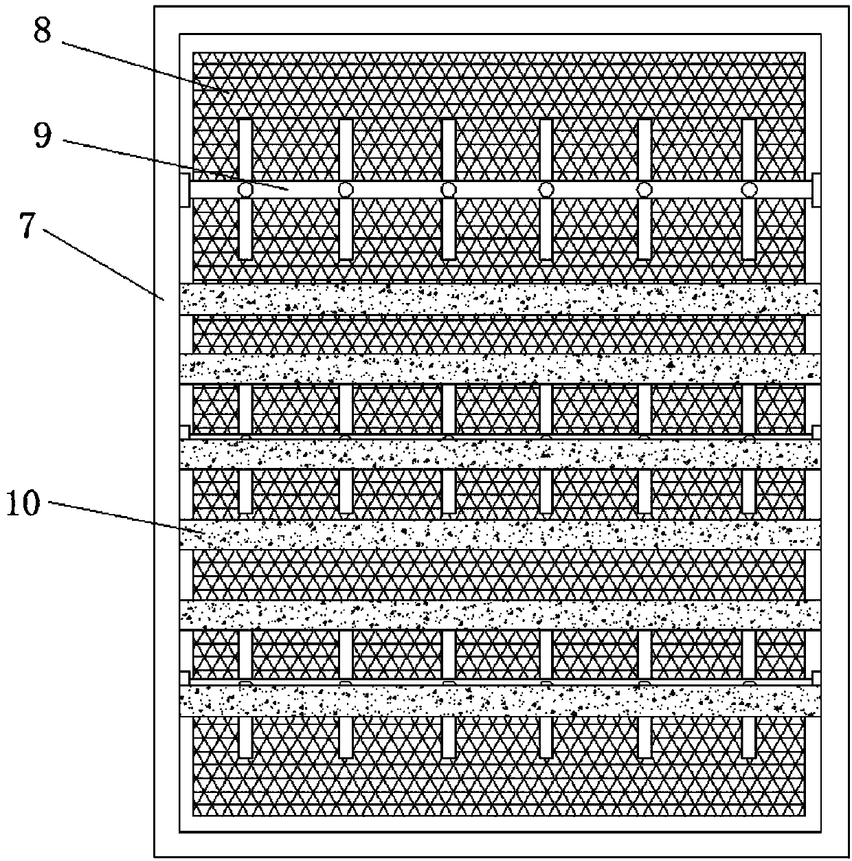 Sorting device for parts of hardware and electrical appliances