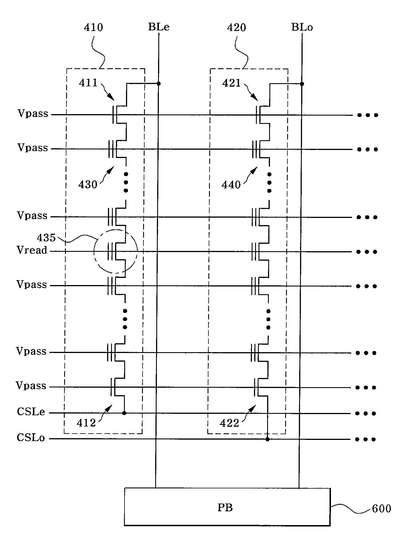 Method for reading NAND flash memory device using self-boosting