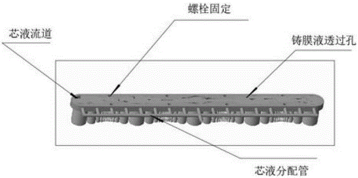 Different-diameter porous separation membrane