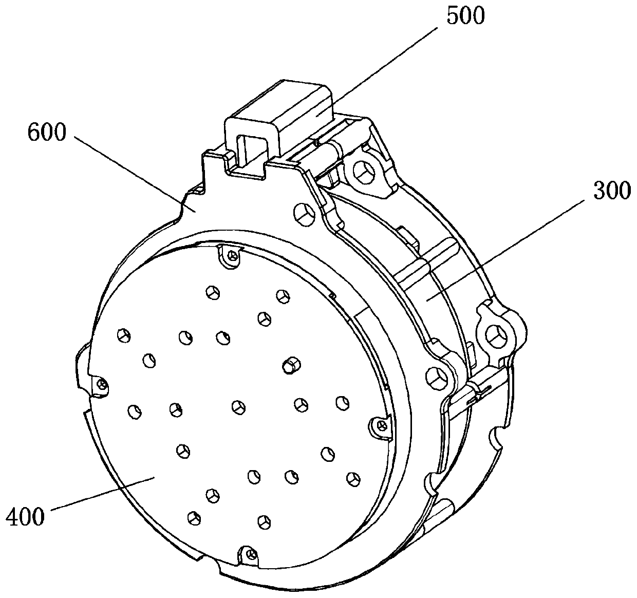 Traction module with adjustable length and pet tractor of traction module