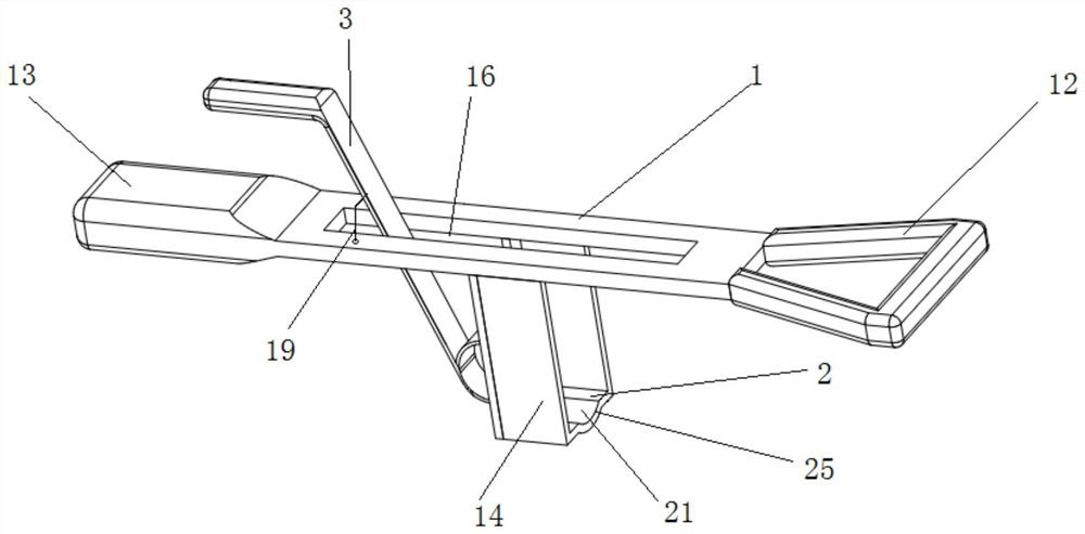 Forward pushing type hip joint reduction device