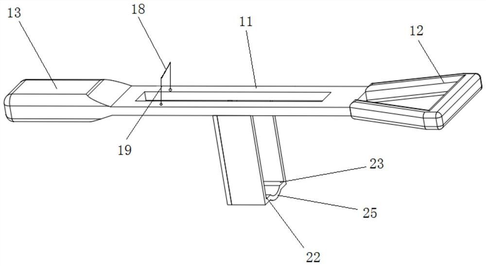 Forward pushing type hip joint reduction device