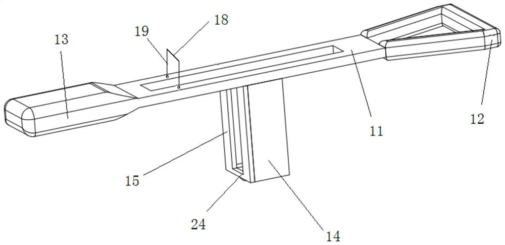 Forward pushing type hip joint reduction device