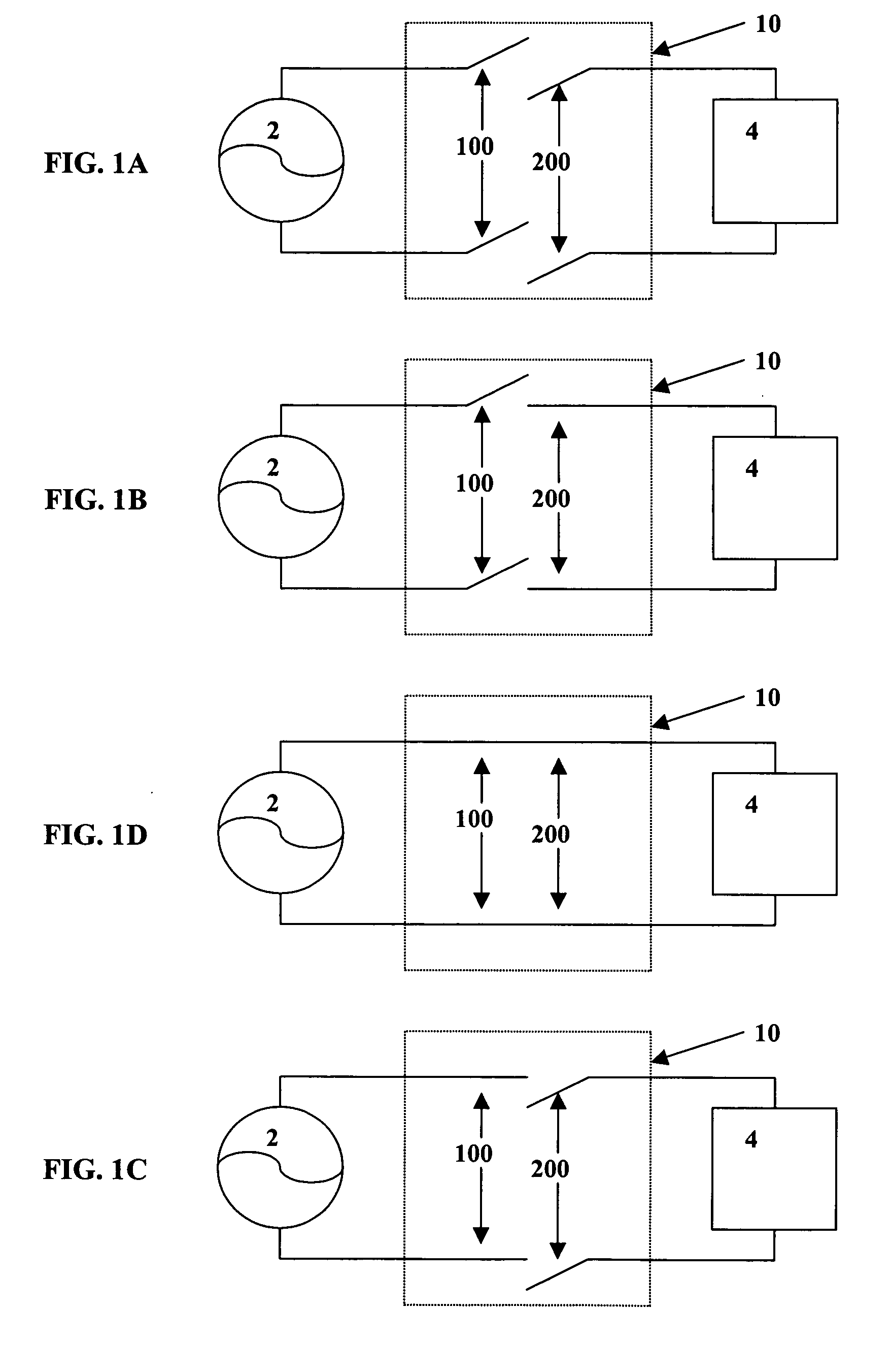 Method and apparatus for electromechanically interrupting and reconnecting circuits