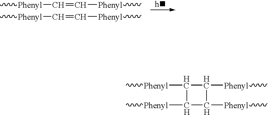 Polyester stilbene composition