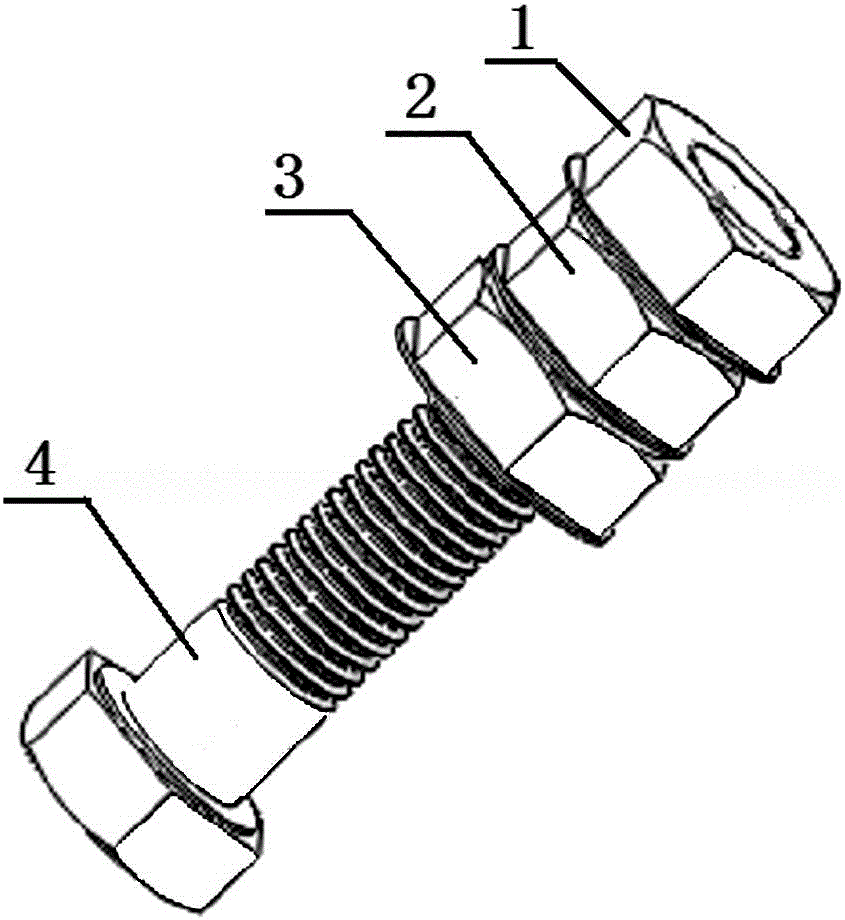 Interlocked stop nut assembly