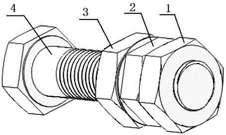 Interlocked stop nut assembly