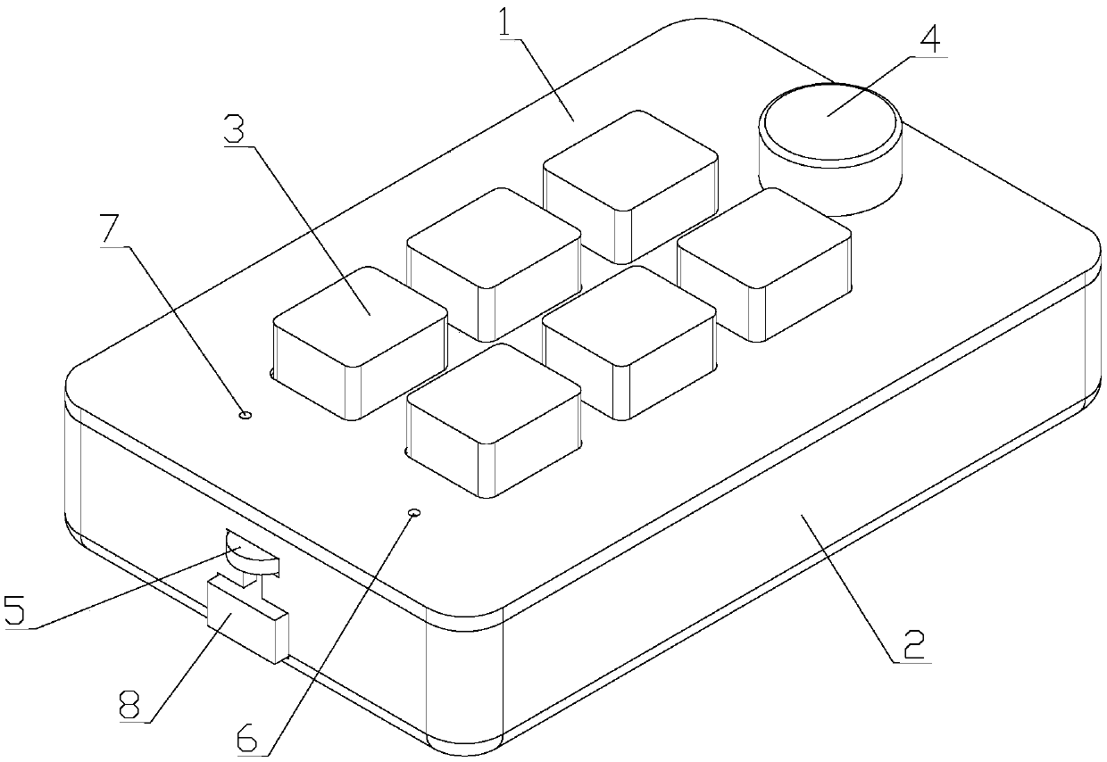 Button-type mechanical coded lock