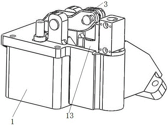 Locking device used for inertial measurement unit rotating mechanism