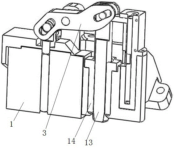 Locking device used for inertial measurement unit rotating mechanism