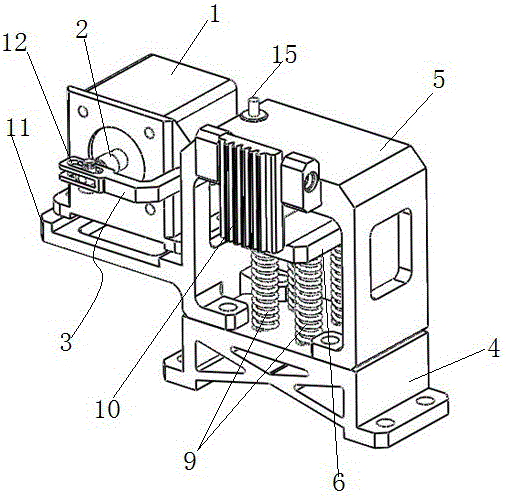 Locking device used for inertial measurement unit rotating mechanism