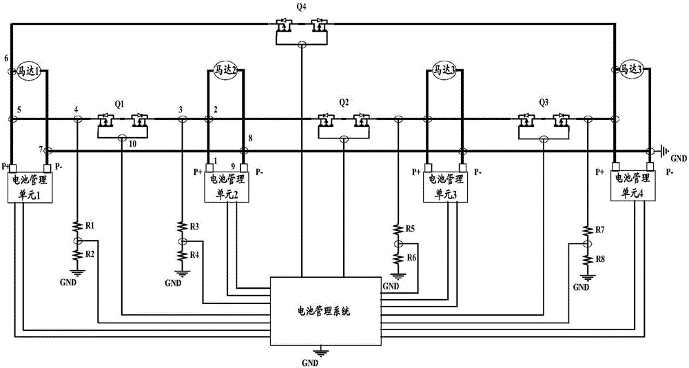 Control method, device and system of lithium battery