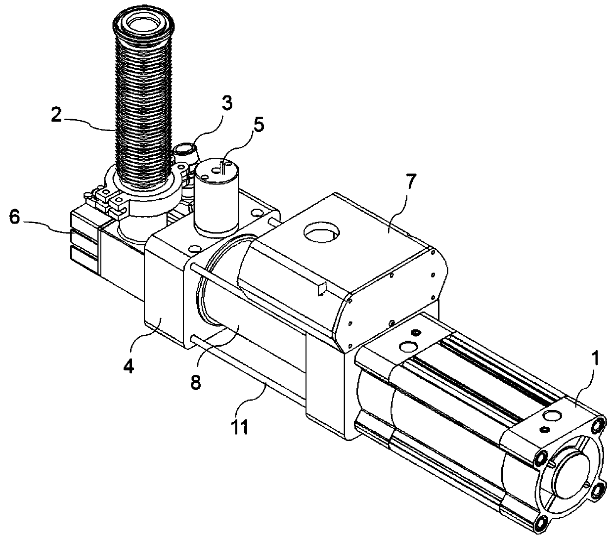 Single-pump feeding system