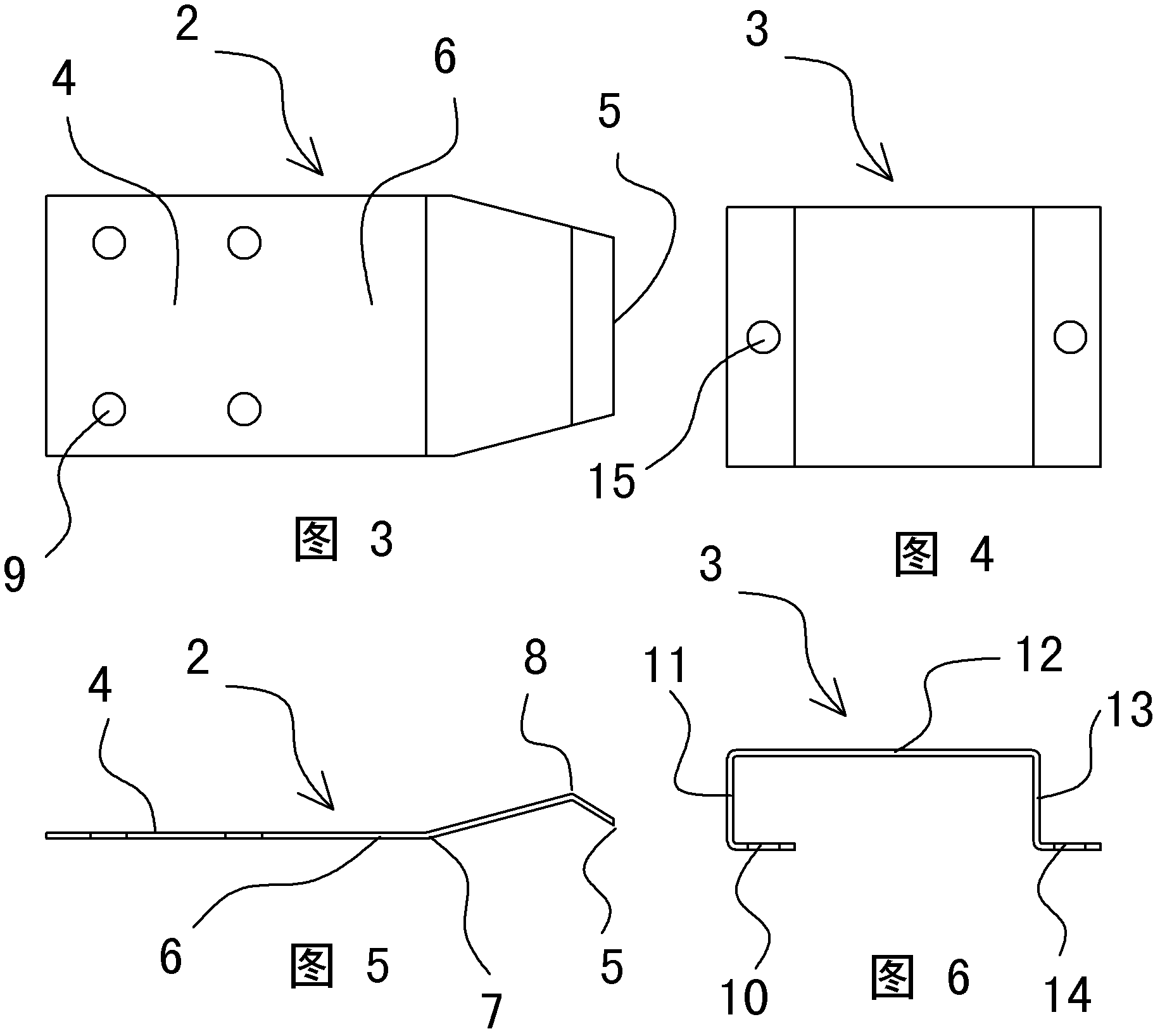 Inserting and hanging type decorative component for decoration in elevator car