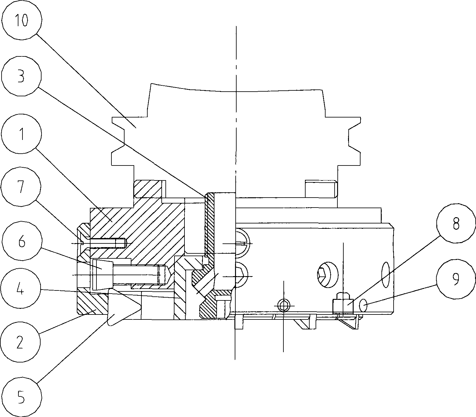 Fine tuning dish milling tool apparatus for machine tool