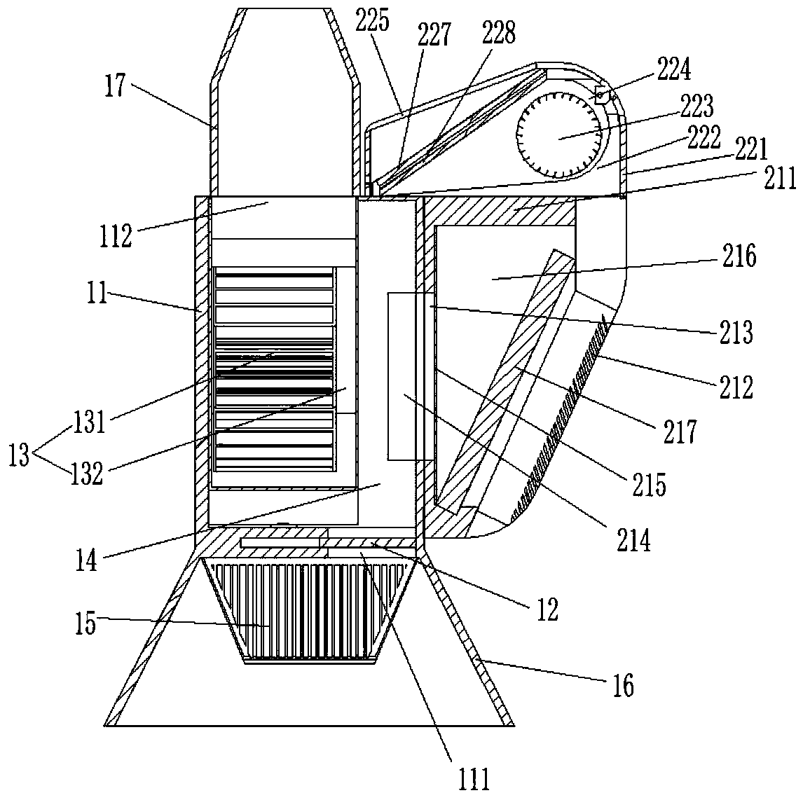 Oily fume removal and air conditioning integrated machine