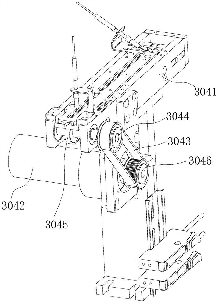 Assembling mechanism for fixing support and weak magnetic sheet