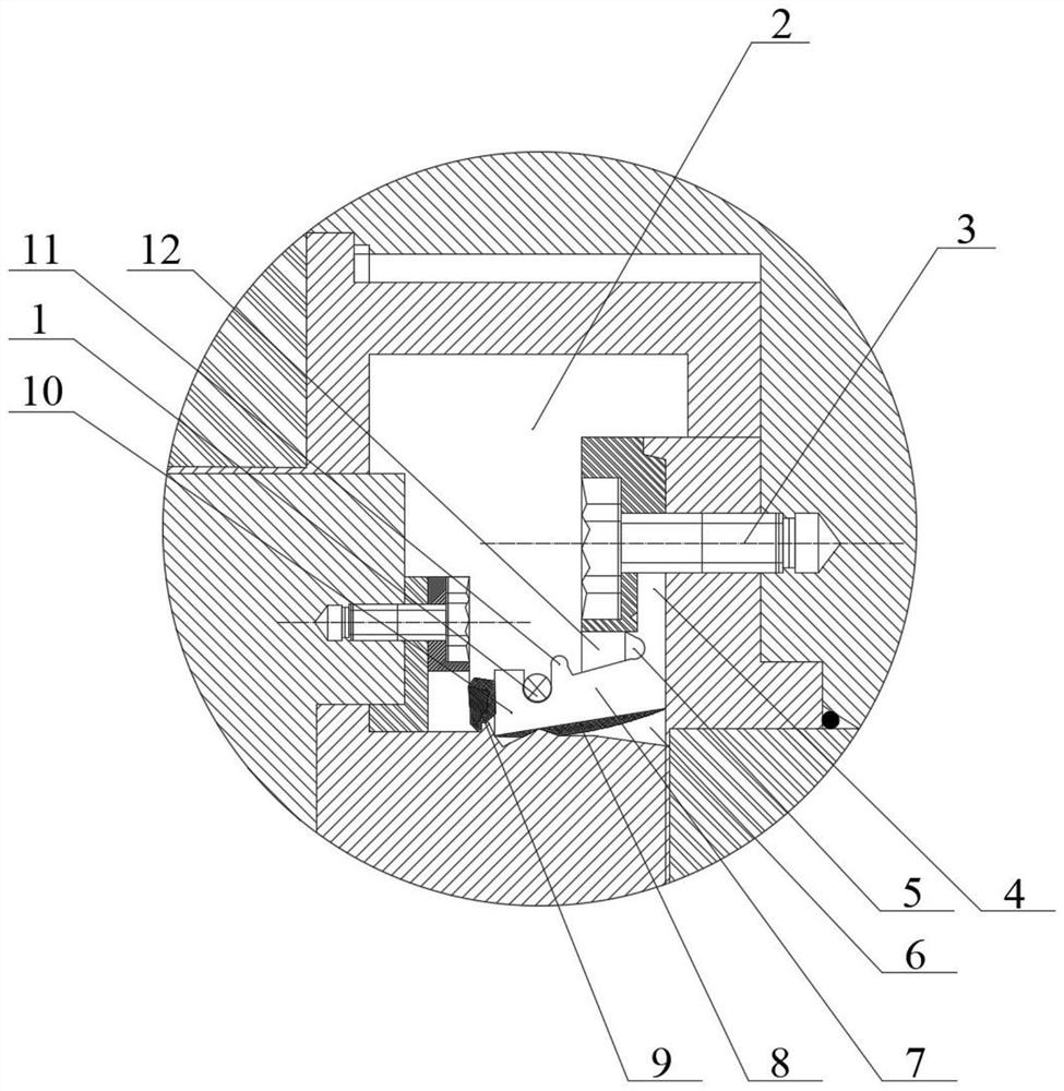 Self-cleaning slurry suction inlet sealing structure of trailing suction hopper dredger