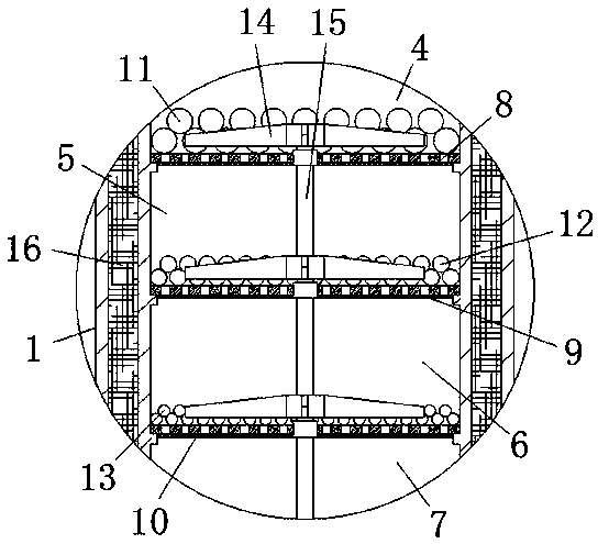 Grinding device for electrical carbon product