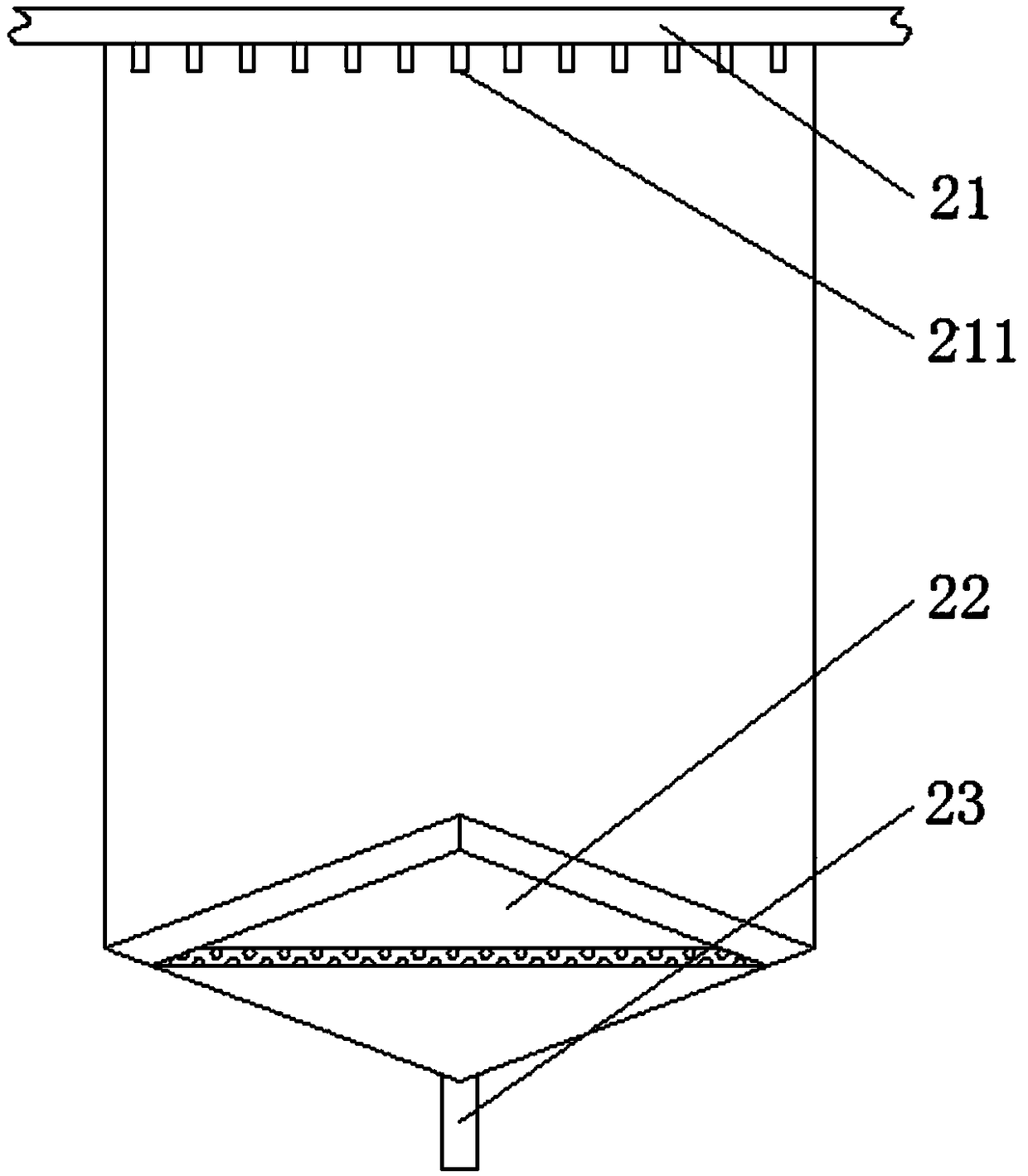 A photovoltaic support with a cleaning unit