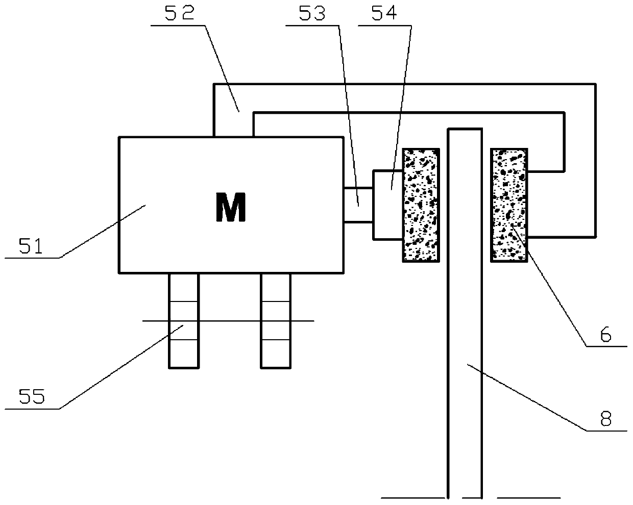 City bus wheel edge disc braking and flywheel energy-storage integrated braking device