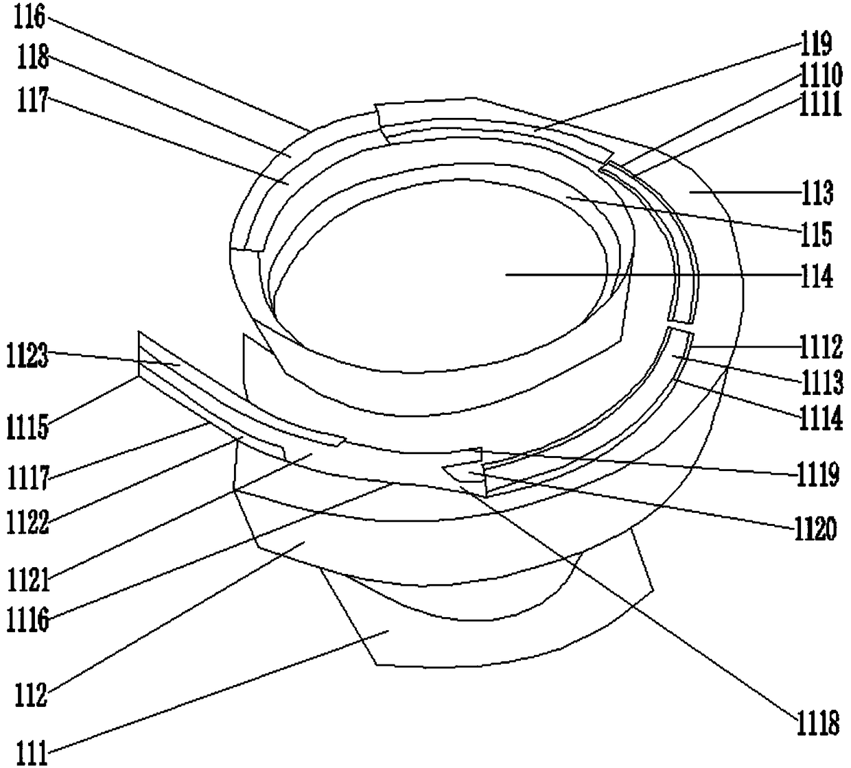 Pipe head feeding mechanism in serum pipette welding equipment