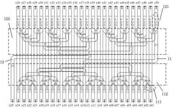 Integrated waveguide network of phased-array antenna calibration system