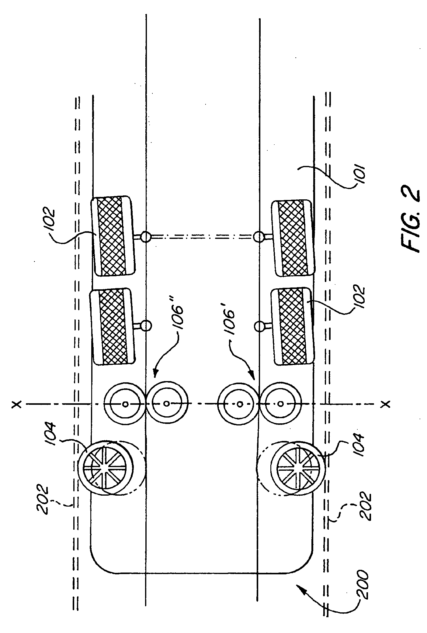 Transportation system with increased capacity