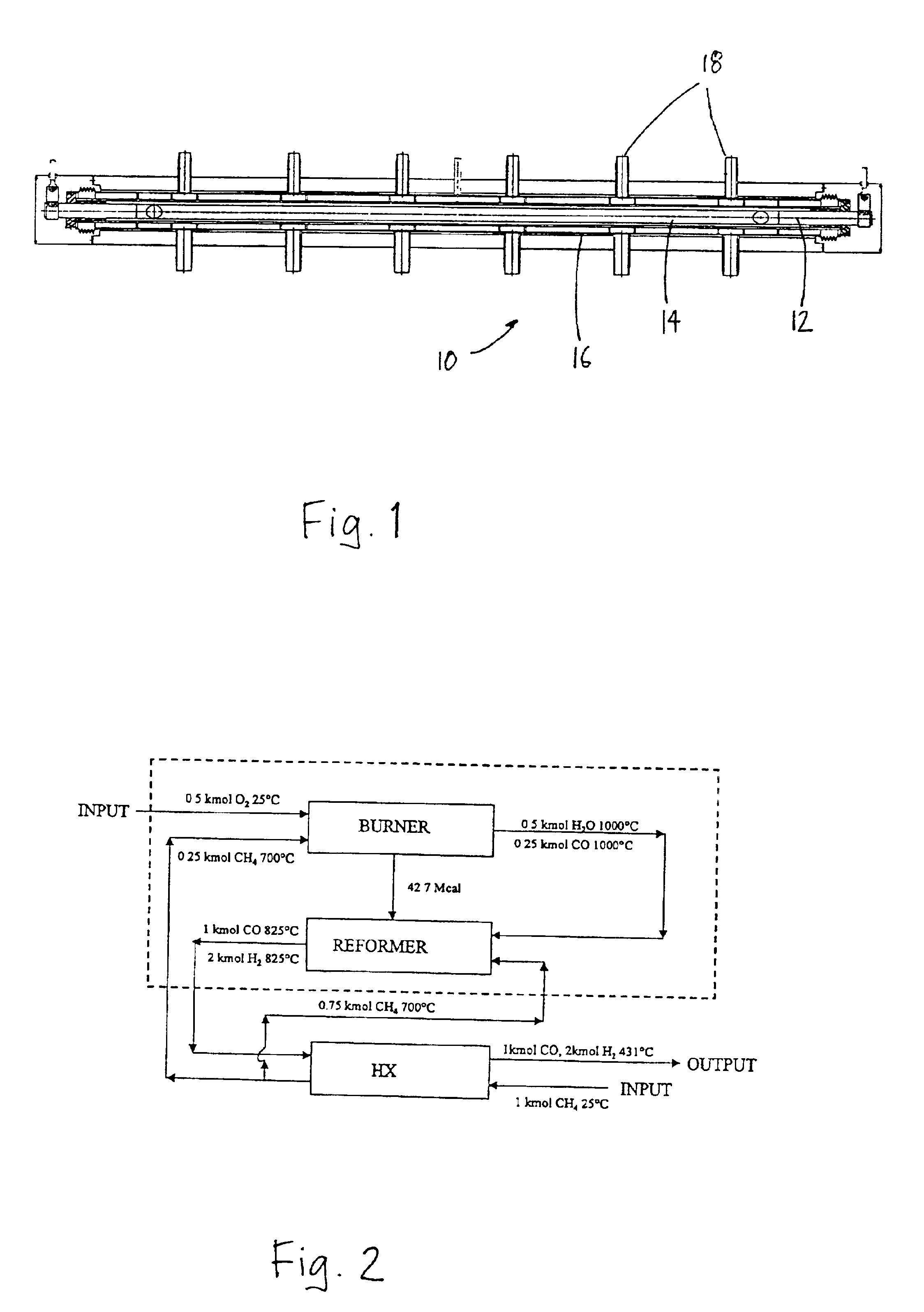 Process and apparatus for producing atmosphere for high productivity carburizing