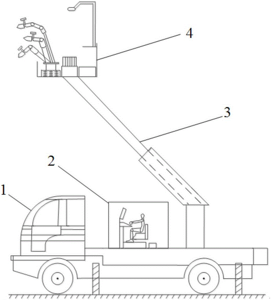 Operation monitoring system of hot-line working robot