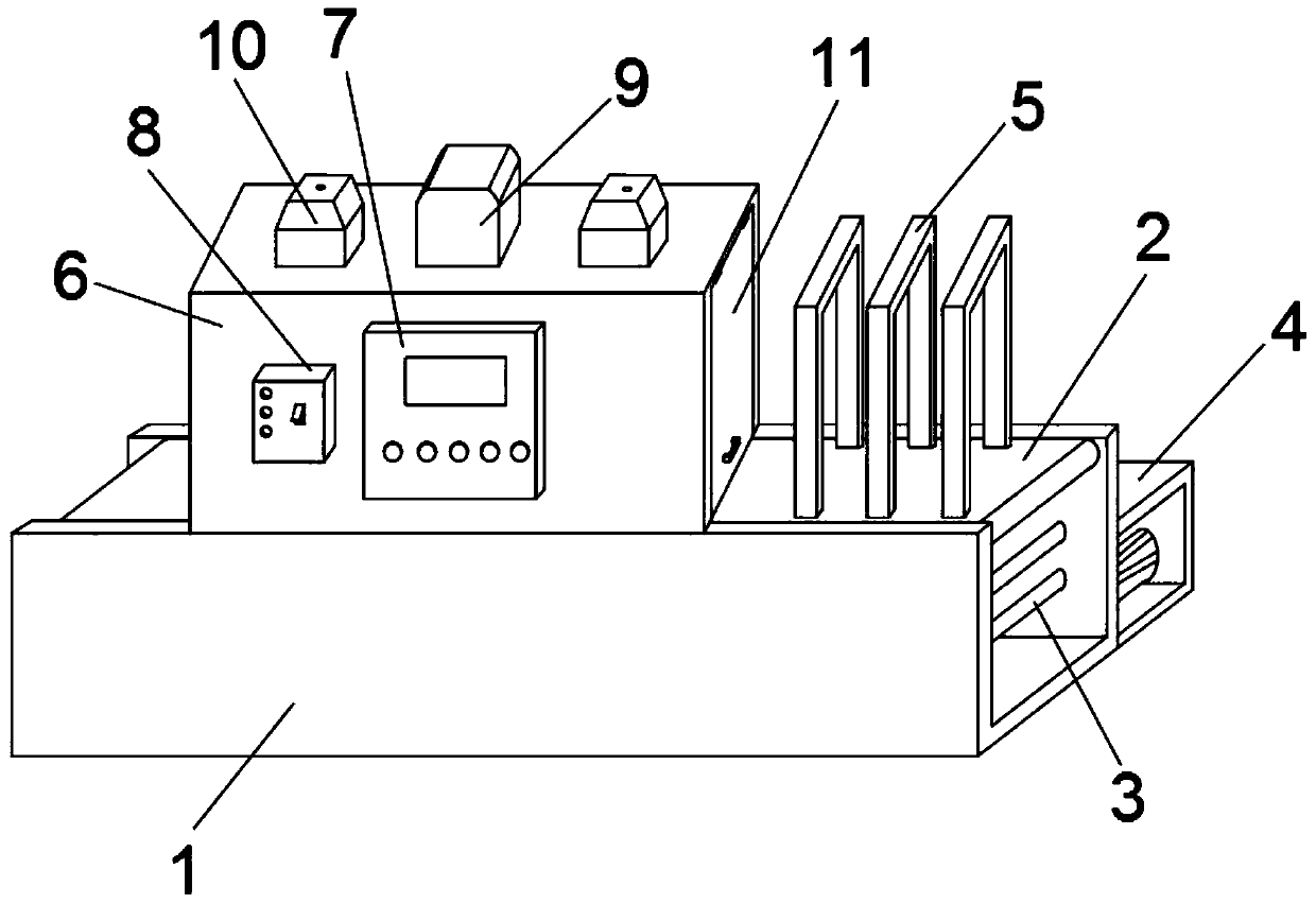 Vegetable noodle production process and microwave drying device thereof