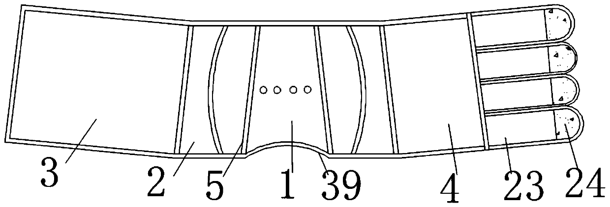 Pressurizing bellyband device for gynaecology and obstetrics