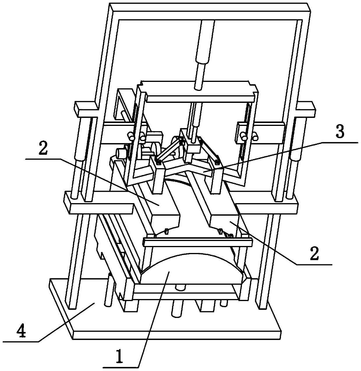 Metal plate forming mold and forming method thereof