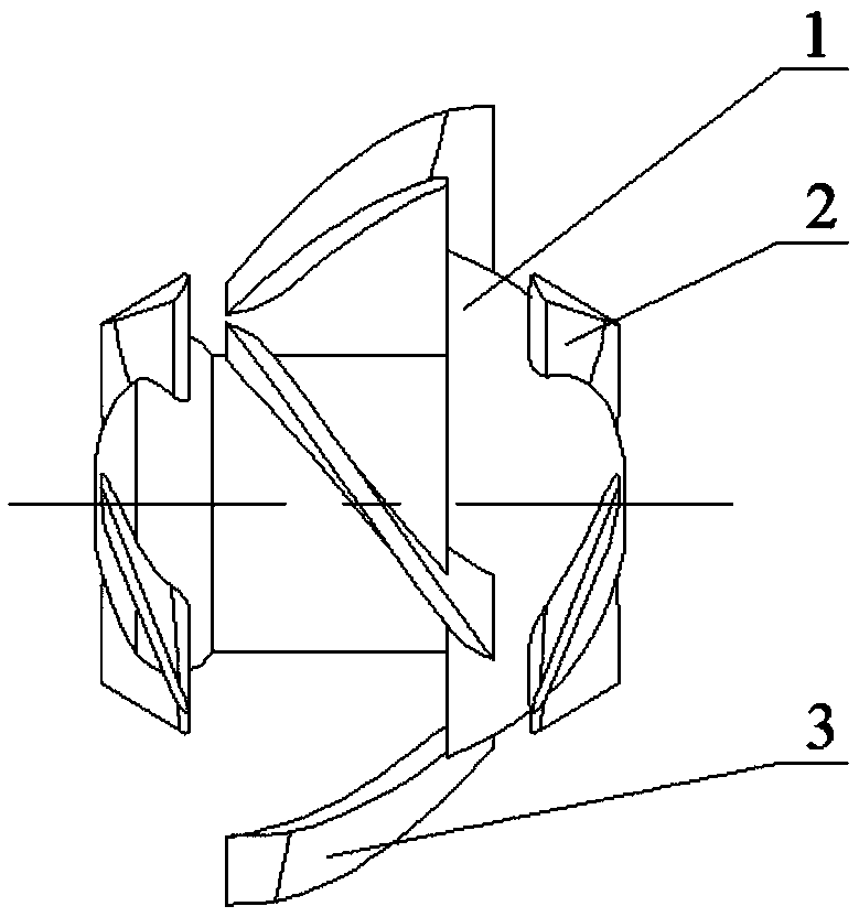 High flow disturbance sphere rotor inside heat exchange pipe