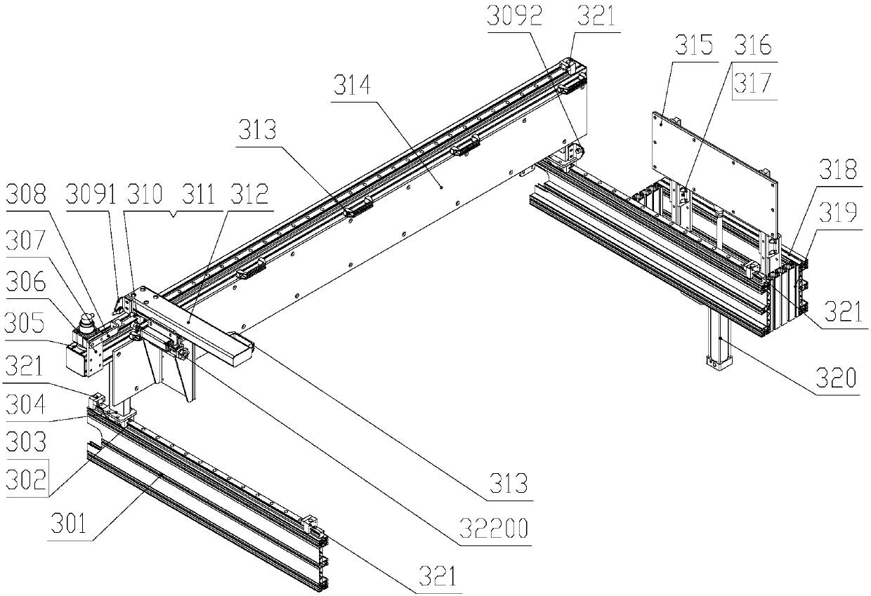 Efficient furniture packaging manual measurement station