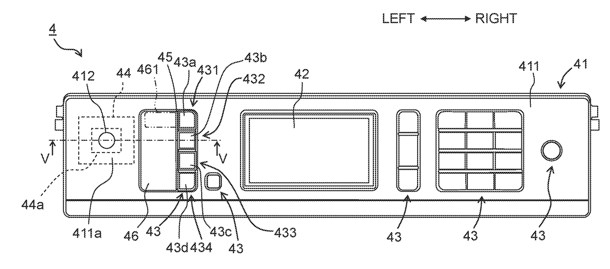 Information inputting apparatus and image forming apparatus having information inputting apparatus