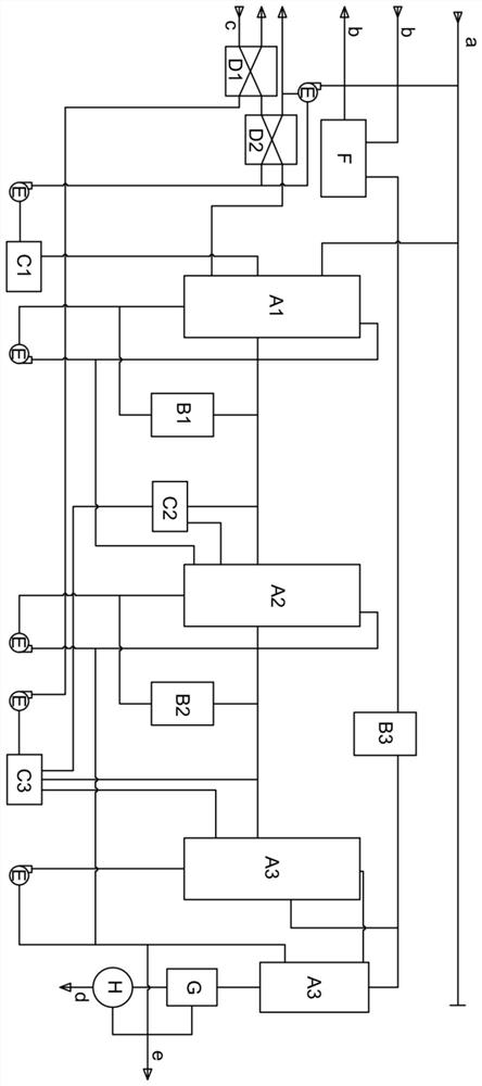 Energy-saving water treatment system and method for gasified concentrated water