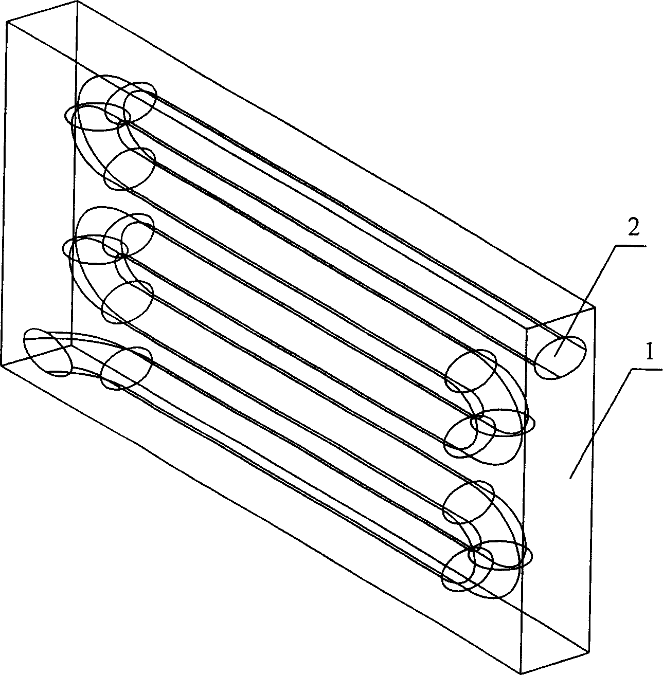 Energy storage type air regulating floorslab