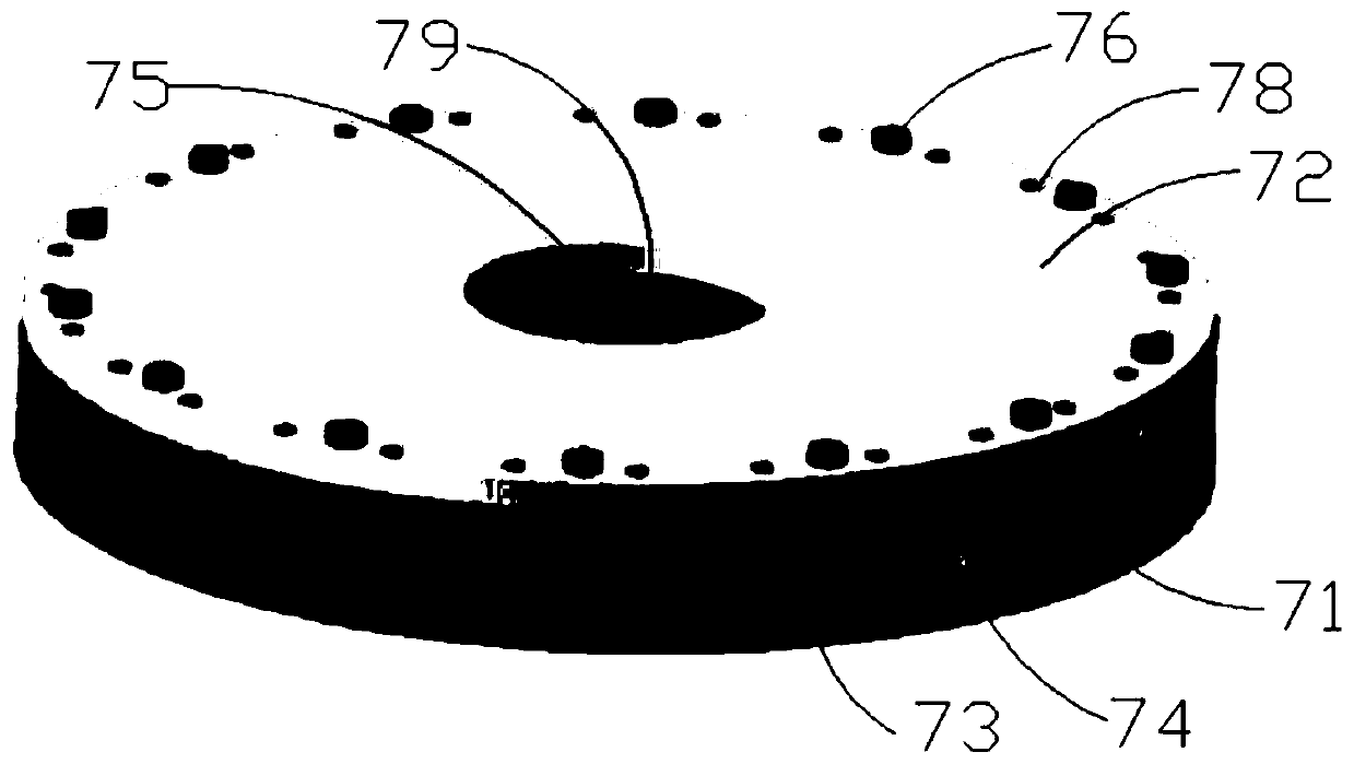 Annular coating granule chemical fertilizer pelletizing tower and process pelletizing method thereof