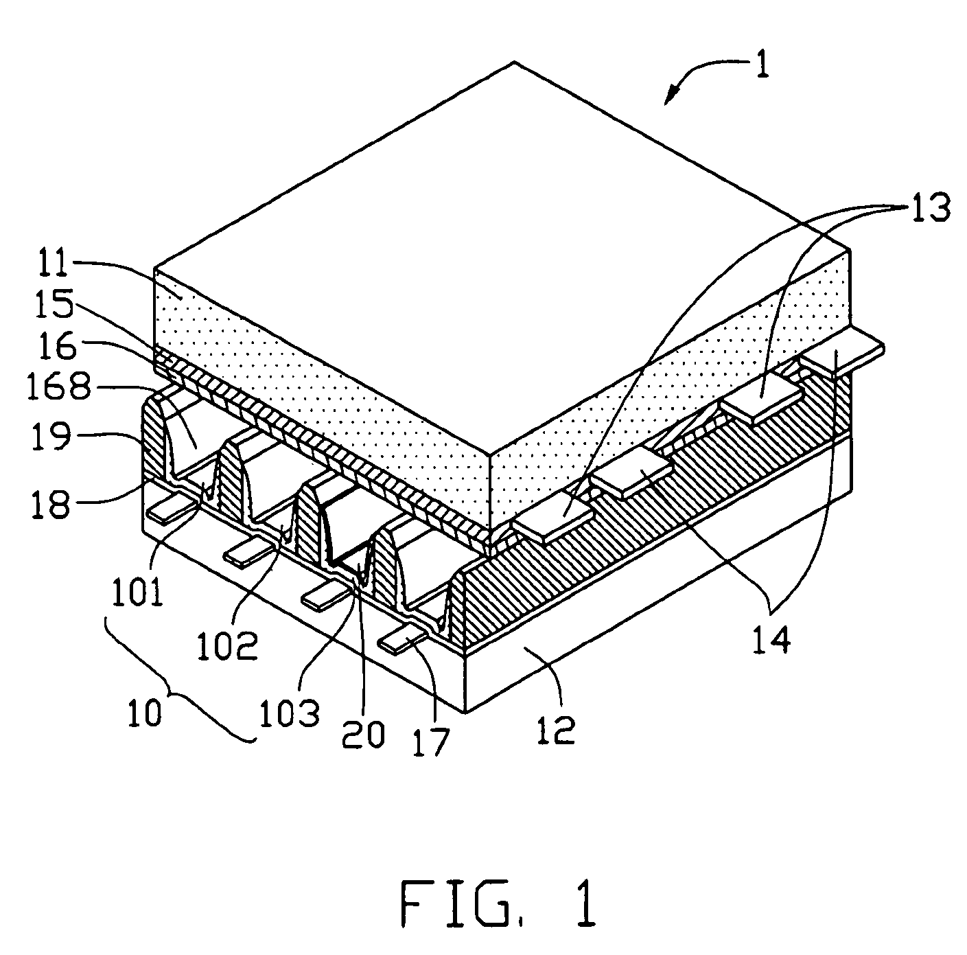 Plasma display panel device with fluorescent layer protector