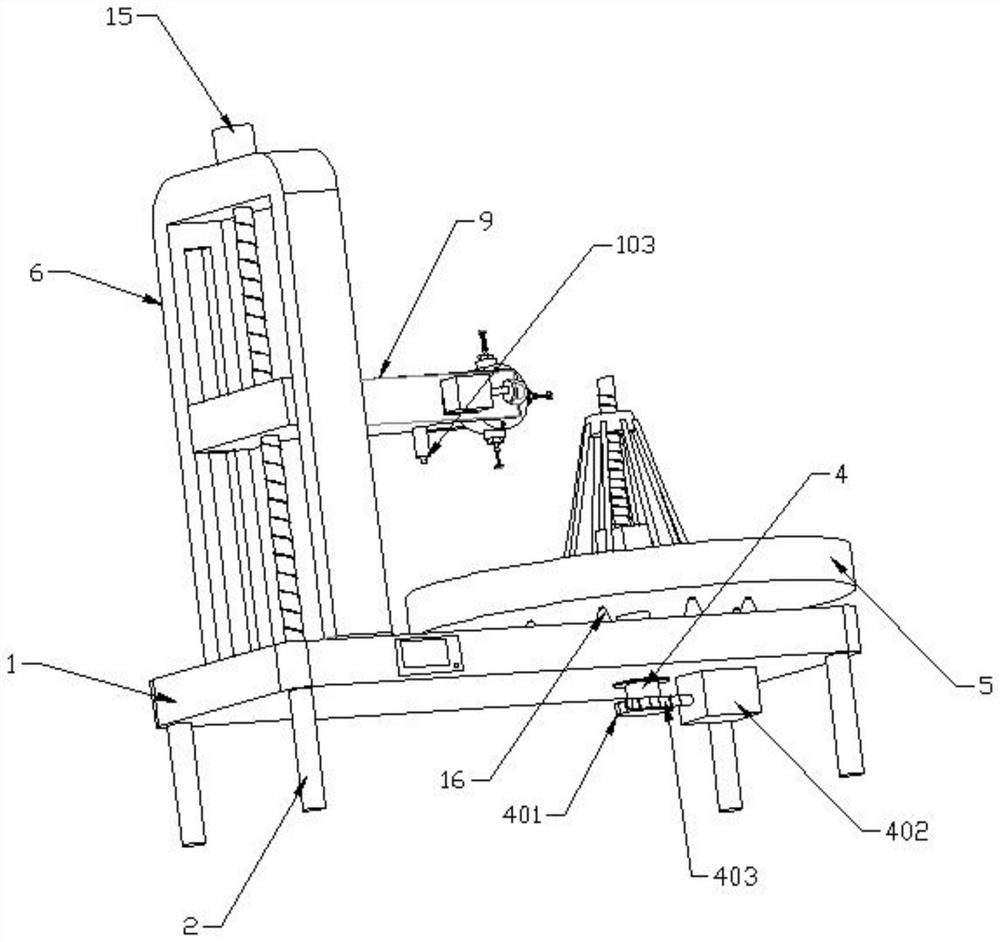 Inner wall polishing device for deep-hole precision part