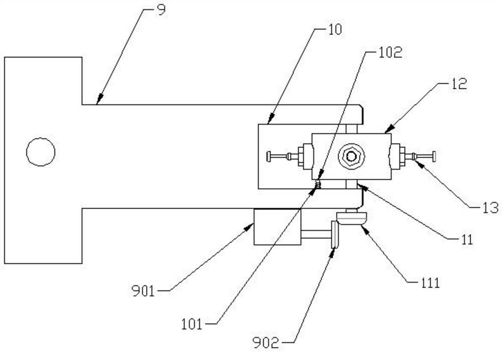 Inner wall polishing device for deep-hole precision part