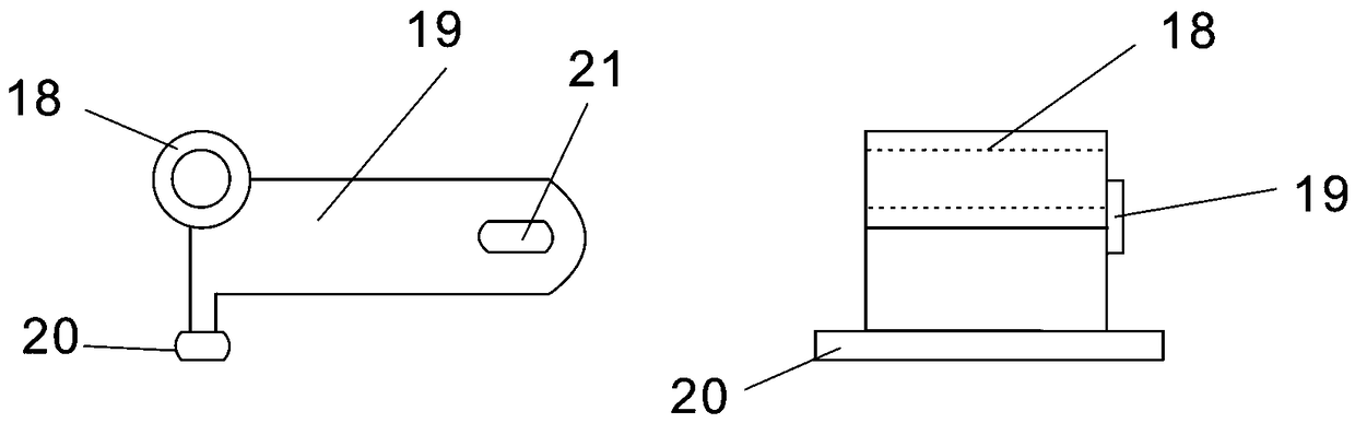 Travel seat bag lifting device which can be disassembled and assembled integrally with bicycle