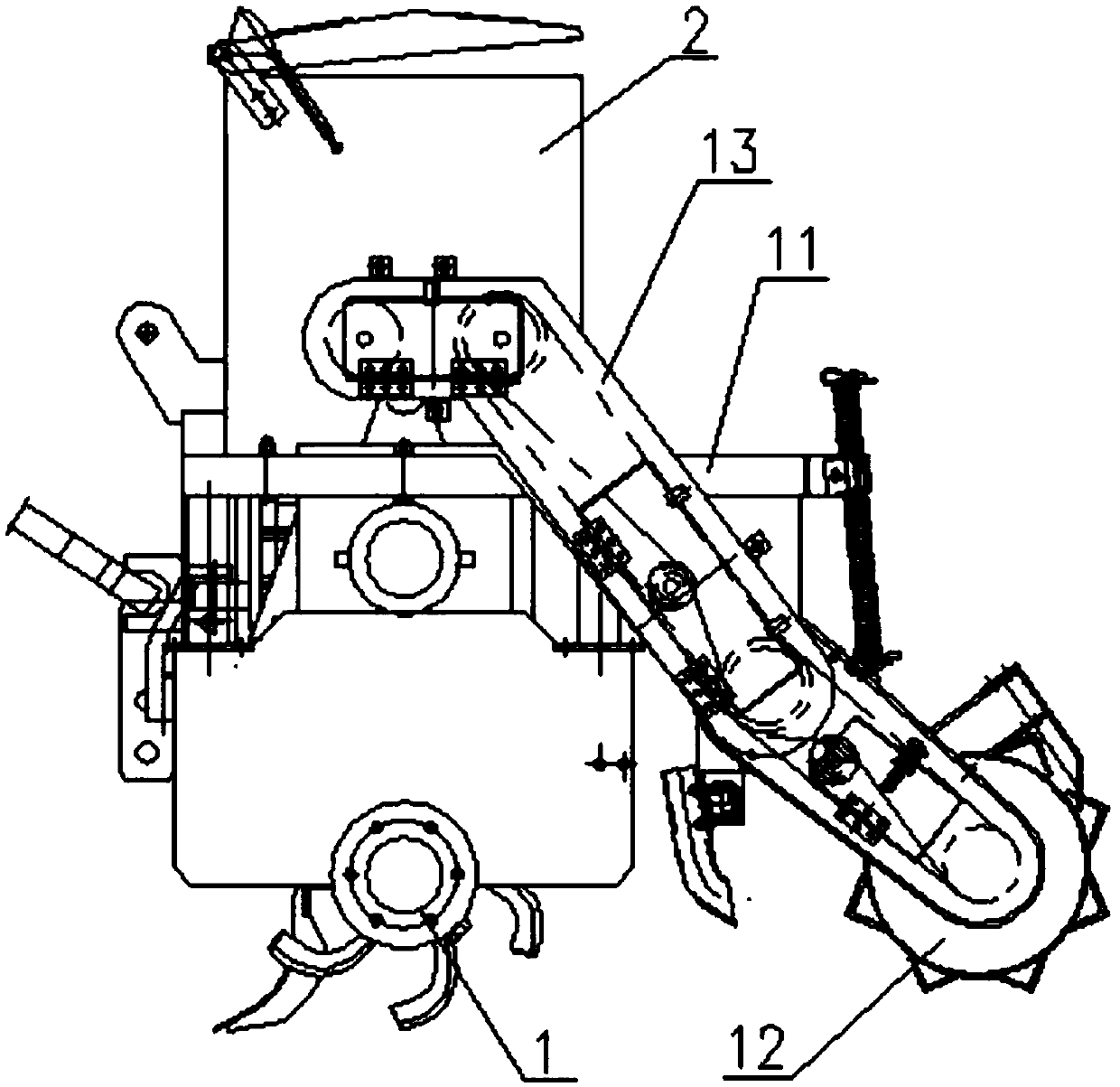 Simplified planting method of wheat stubble sesame