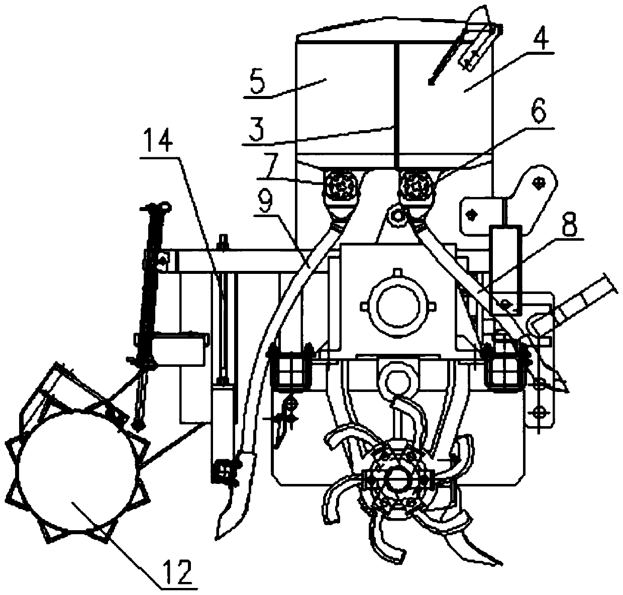 Simplified planting method of wheat stubble sesame